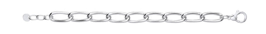 Links & Chains Silver Fancy Chunky Link Bracelet