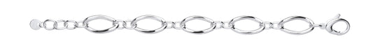 Links & Chains Silver Fancy Chunky Link Bracelet (+ Extension)