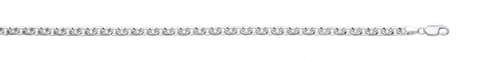 Pendant Chains Silver 24" Diamond Cut Cable Link Chain